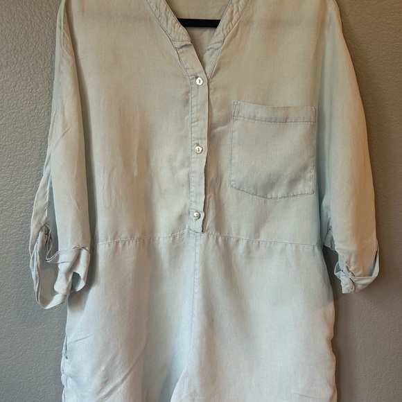 Show Me Your MuMu Light Blue Romper - Picture 2 of 5